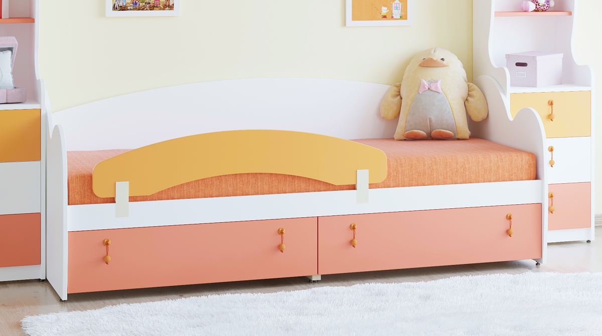 Dětská postel Aurora I 90x200cm s úložným prostorem - výběr odstínů